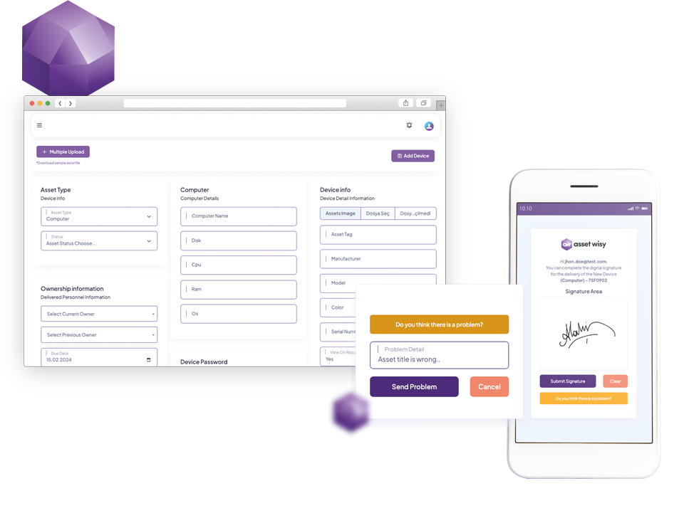 Asset Wisy Asset Page